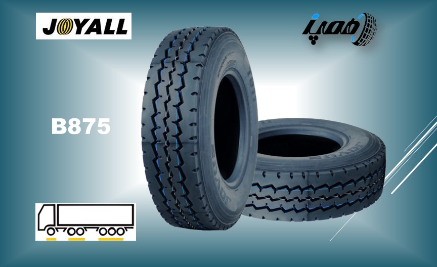 لاستیک چینی کامیون جیان روی طرح گل B875